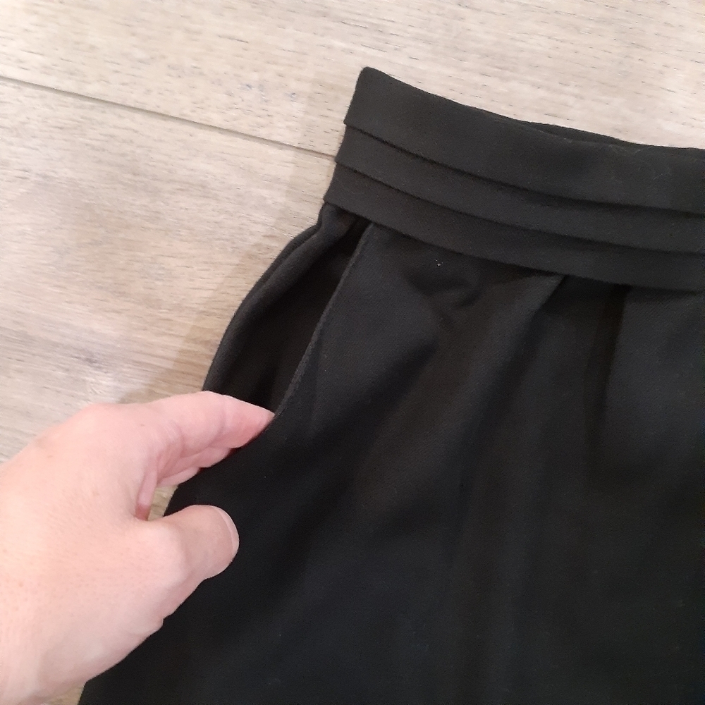 Vintage Black Midi Skirt - Picture 3 of 7